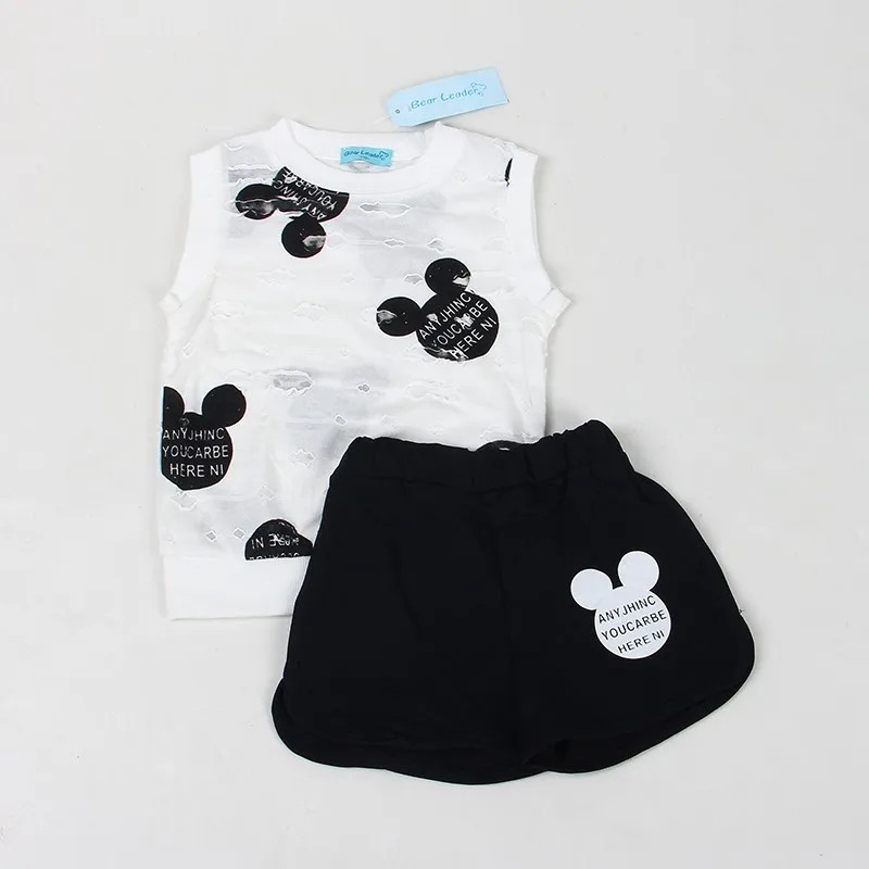 Keelorn Girls Clothing Sets 2020 Fashion Summer Kids Lovely Doll Print T-shirt+Short 2Pcs for Clothes | Детская одежда и обувь