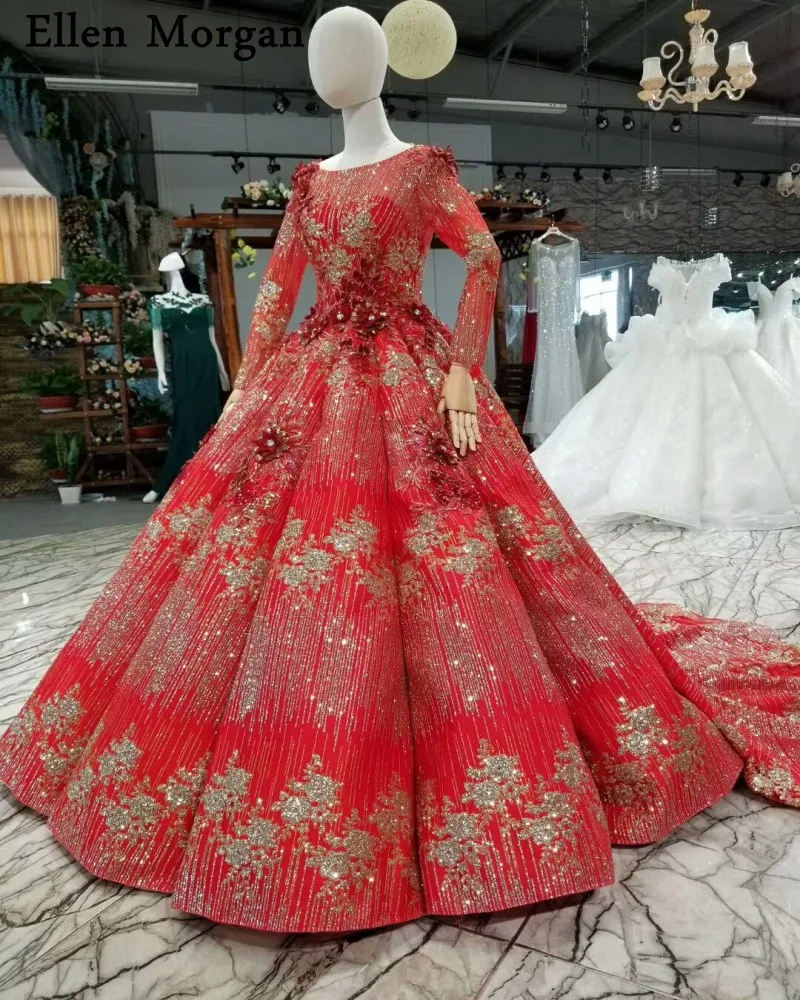 Мусульманские винтажные Свадебные платья с длинным рукавом 2019 Vestido De Noiva