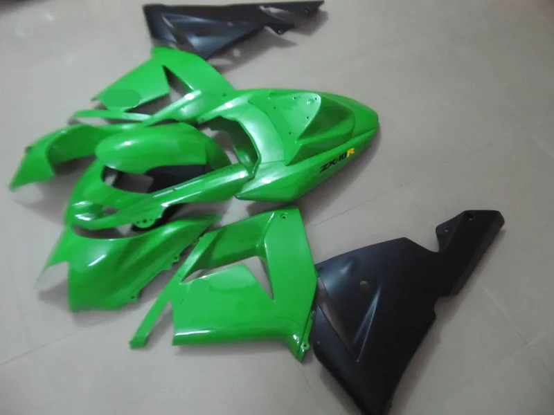 Комплект обтекателей для мотоцикла KAWASAKI Ninja ZX10R 2004 2005 04 05 новый зеленый черный