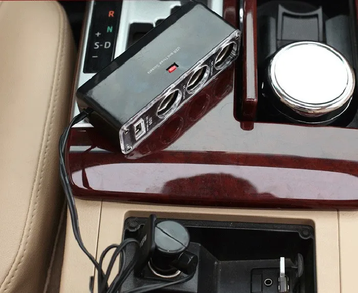 USB Автомобильное зарядное устройство адаптер питания вилка от 1 до 3 разъемов расширитель для автомобильного прикуривателя Разветвитель зарядное устройство для мобильного телефона
