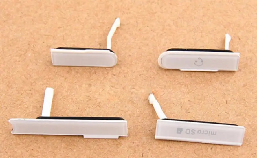 Micro SD& Earpone Jack Порт и слот для sim-карты и USB крышка для sony Xperia Z L36h C6602 C6603 водонепроницаемый пылезащитный Разъем Замена