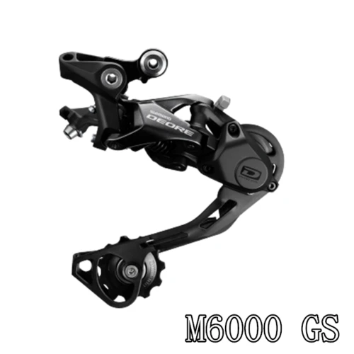 Оригинальный Shimano DEORE велосипедный RD M6000 GS/SGS Shadow задний переключатель для