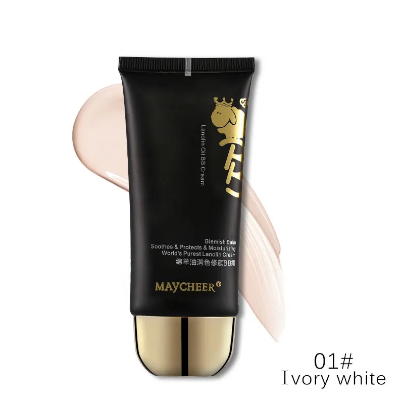 Увлажняющий тональный крем MAYCHEER Lanolin Oil BB увлажняющий бальзам для лица основа