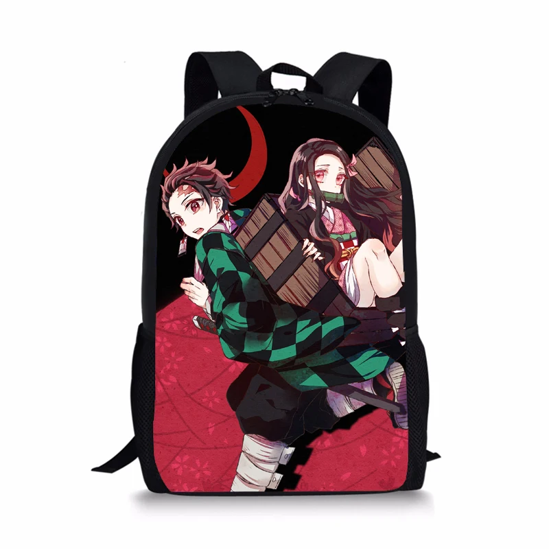 Рюкзак Kimetsu no Yaiba для девочек и мальчиков подростков школьный рюкзак дорожная