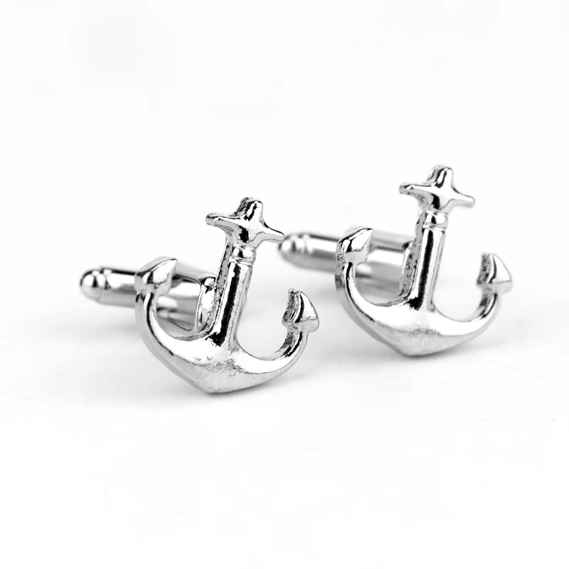 MOCHUN Fashion Jewelry Spirate Ship Silver Color Bow Arrow Cuff Link Metal Men's Pins Wedding Gift-40 | Украшения и
