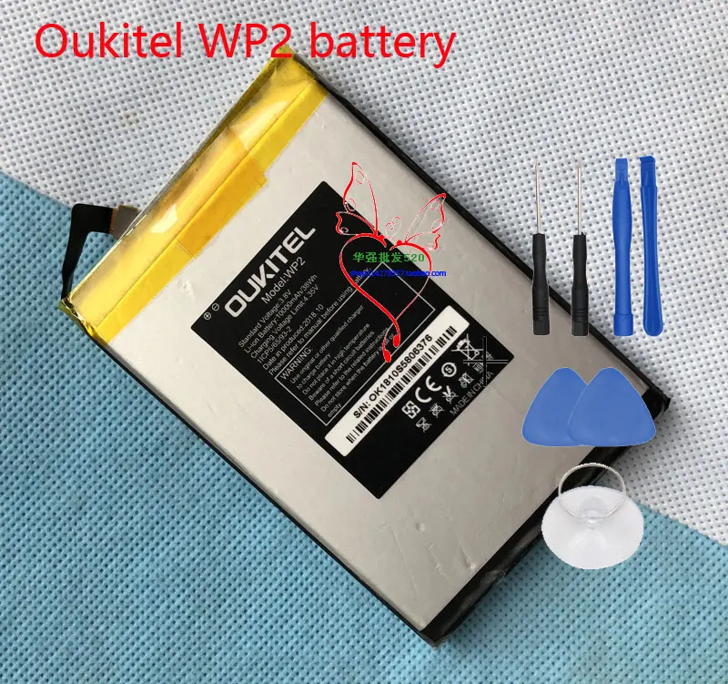 Оригинальная батарея WP2 новинка 5 дюймовый аккумулятор oukitel мобильный телефон 6 0