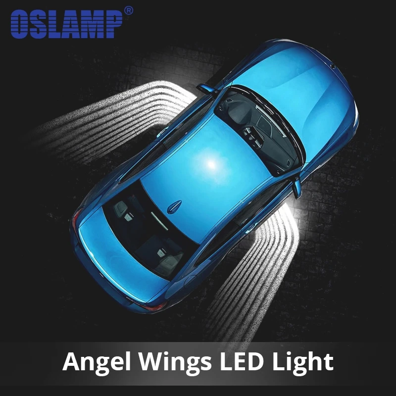 Oslamp 2 шт. Крылья Ангела автомобилей Добро пожаловать Свет Тень свет проектора