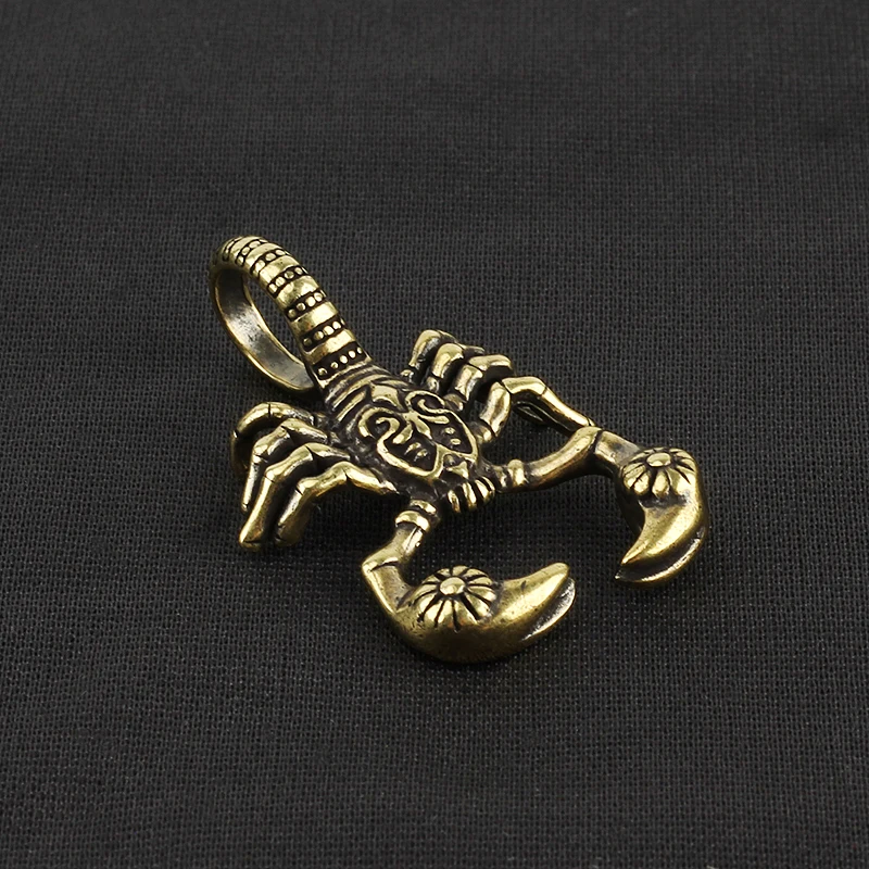 Медные Подвески в виде ножа скорпиона из латуни для повседневного использования