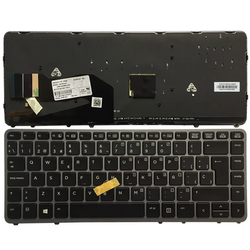 Новая испанская клавиатура для hp EliteBook 840 G1 850 SP Клавиатура ноутбука с