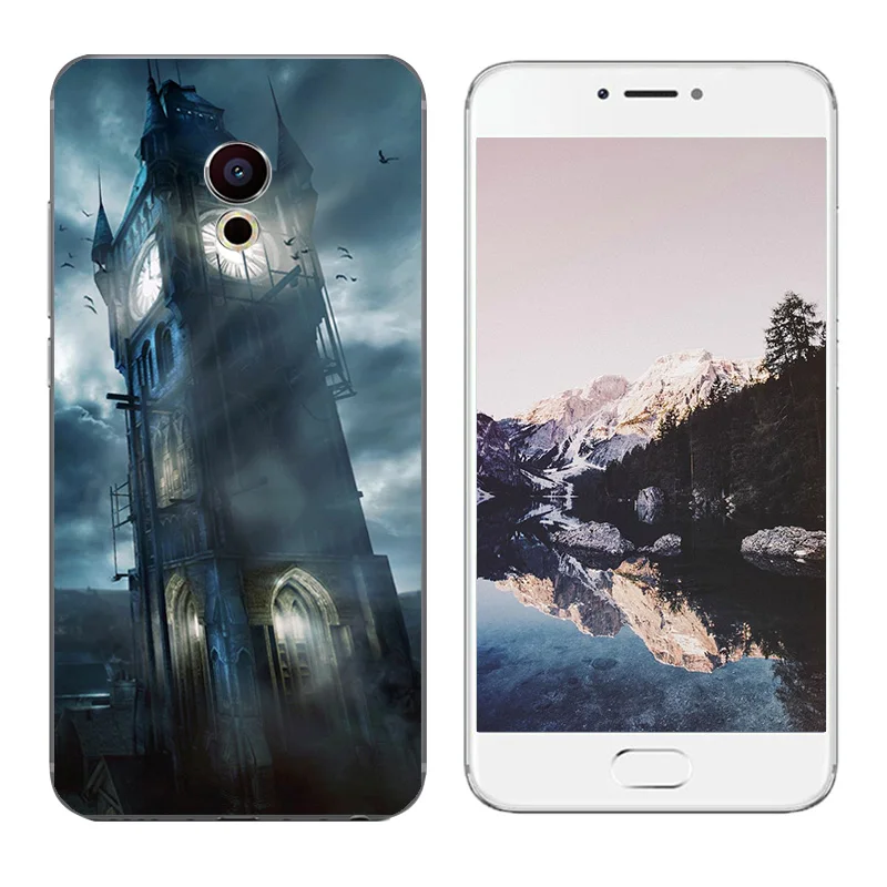 Чехол для Meizu Pro 6 с принтом смайлика чехол Mx6 мягкий силиконовый из ТПУ Pro6 s чехлы