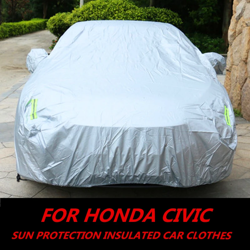 Автомобильный чехол для Honda Civic 10th 2016 2017 солнцезащитный дождь водостойкий Снег УФ