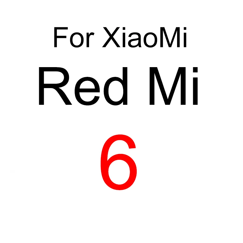 Защитное стекло для Xiaomi Redmi Note 5 5A Prime 6A note 6 pro, закаленное стекло для Redmi 5 plus 6A note 7 pro 6, защита экрана - Цвет: Redmi 6
