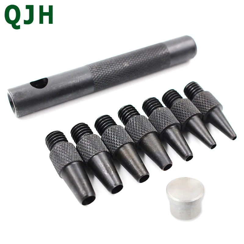 7 Размеры Новый Дырокол винт Съемный Палочки кожаные инструменты Leathercraft