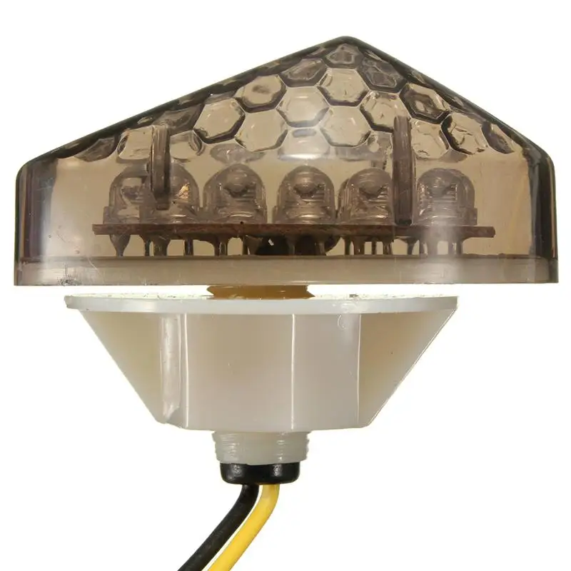 12 V 15 светодиодный мотоцикл мигалки дыма Поворотная сигнальная лампа мигающая лампочка для Honda CBR600RR 03-12 CBR 1000RR 04-07 919F 900R