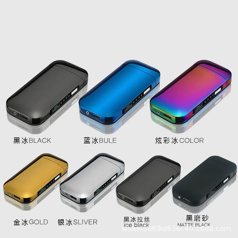 USB зарядка двойная дуговая зажигалка электрическая плазменная Зажигалка