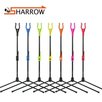 1 pcs archery recurve bow stand seven colors optional fiberglass shaft with plastic hunting shooting outdoor sports accessories