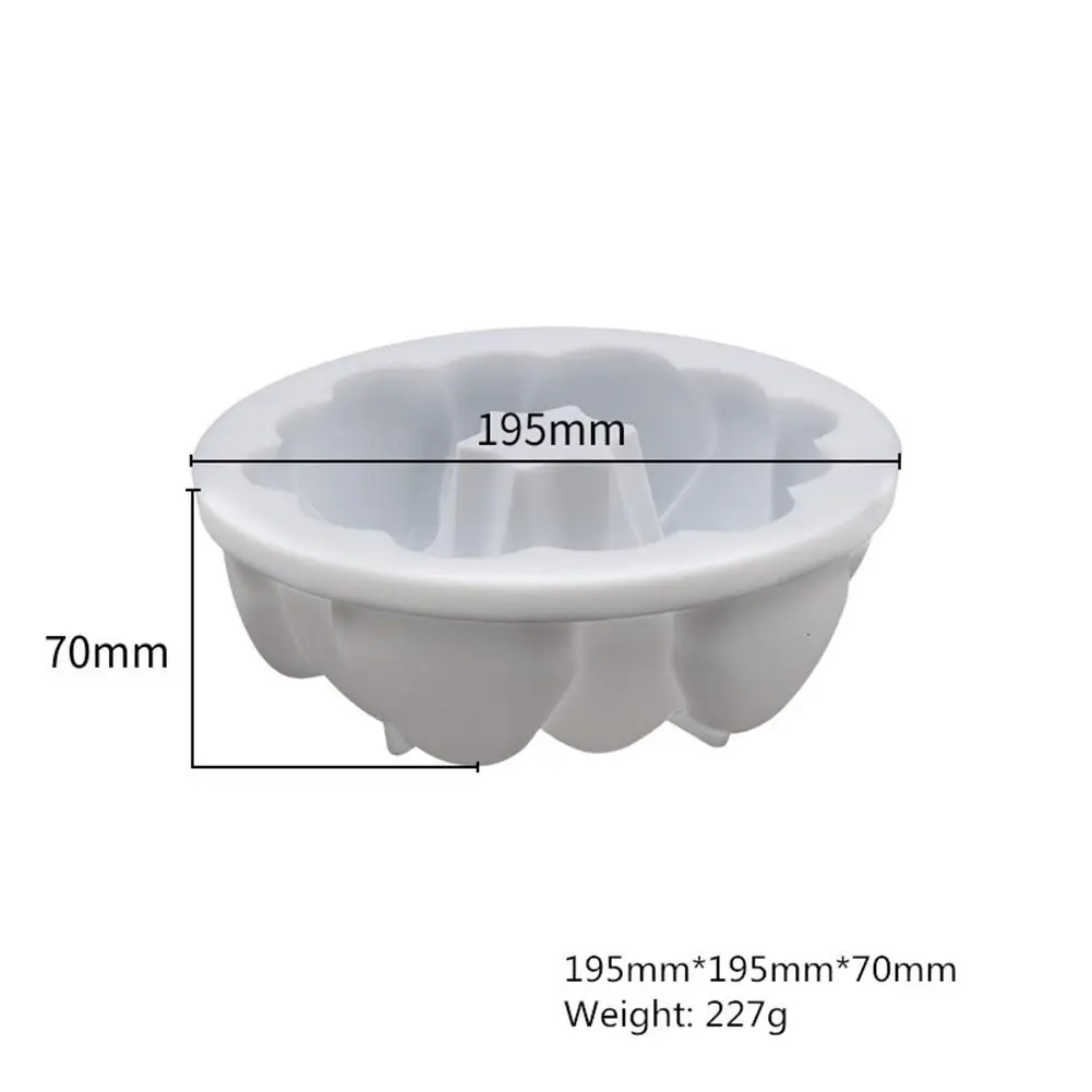 Новый 3D цветок помадка торт формы силиконовые каменные цветы для выпечки Десерт