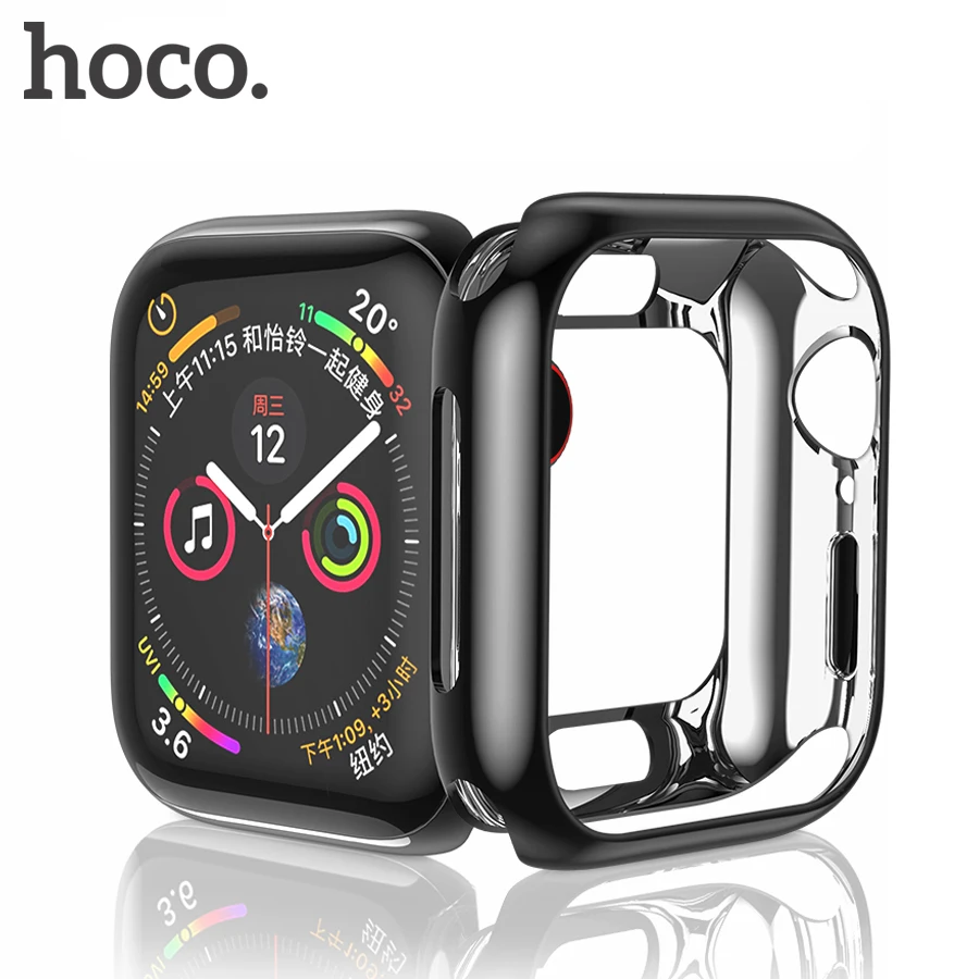 Мягкий чехол HOCO из ТПУ для Apple Watch series 4 защитный s 44 мм 40 с покрытием iWatch