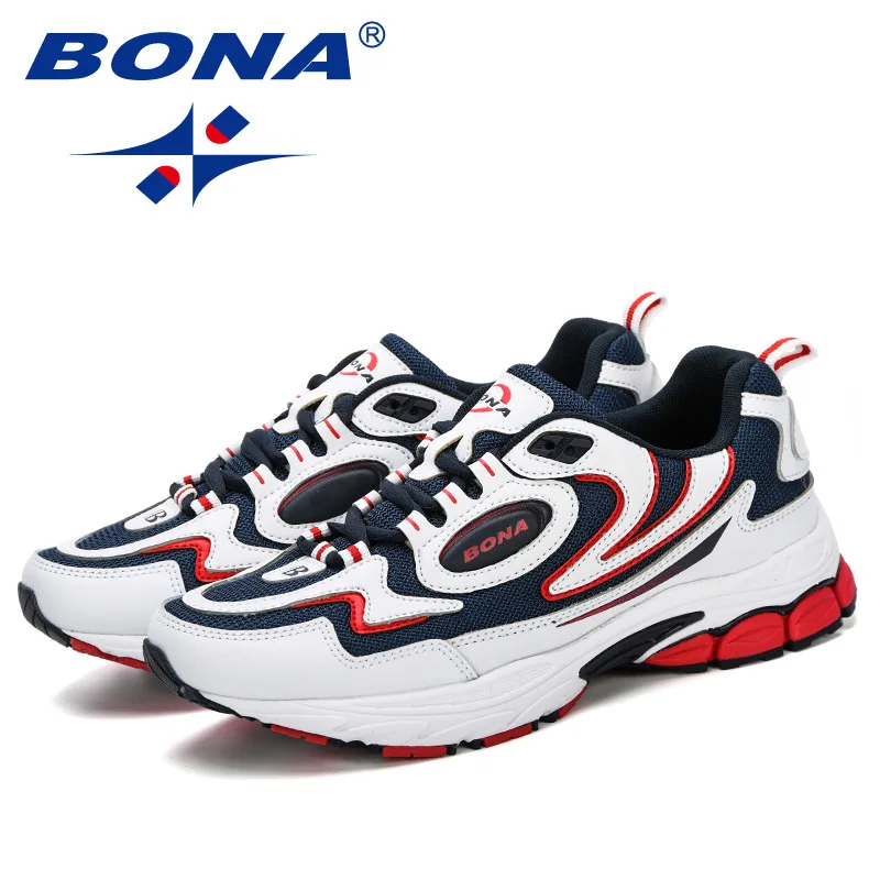 Кроссовки BONA мужские спортивные для улицы удобная брендовая нескользящая обувь