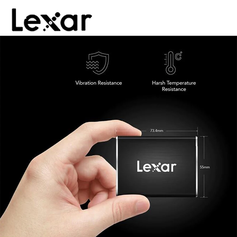 Lexar Профессиональный SL100 Pro Портативный SSD 1 ТБ 512 GB|Внешние SSD| |