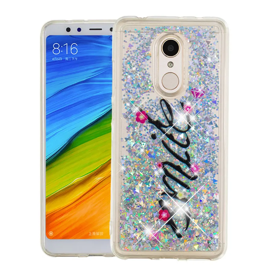 Чехол IQD из ТПУ с зыбучим песком для Xiaomi Redmi Note 5A Prime 5 Pro 4X 4A Plus Mi 8 SE A2 6X Mix 2s S2 Y2 A1 X