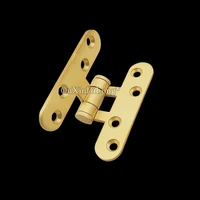 dhl shipping high quality 100pcs pure brass mute furniture hinges cupboard wardrobe folding cabinet hinges furniture hardware
