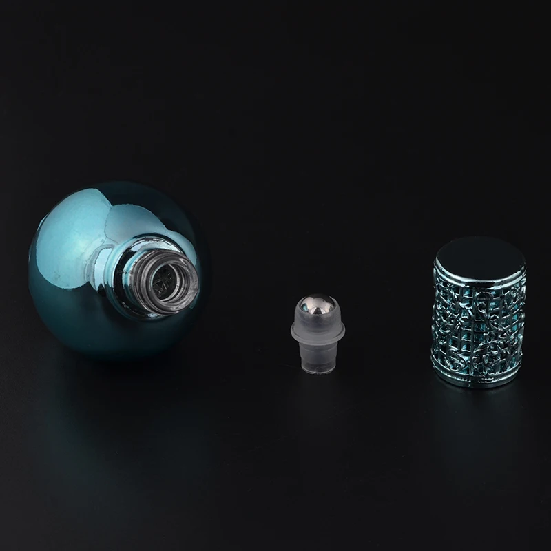 MUB-13ml Empty UV Glass Rollerball Bottle Portable Refillable Perfume Metal Roll-on Bottles For Essential Oil Travel Case | Красота и