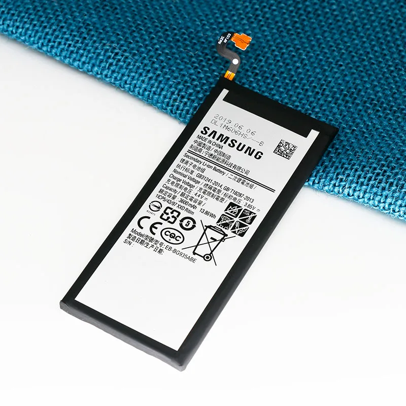 Оригинальный аккумулятор Samsung для Galaxy S7 Edge G935 G9350 G935F G935FD G935W8 3600 мАч EB-BG935ABE |