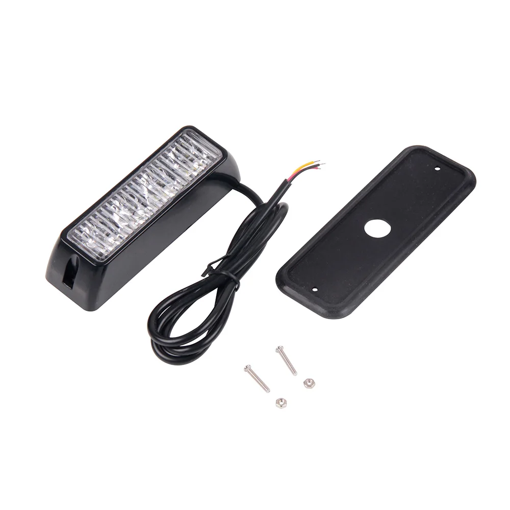 4 Желтый СВЕТОДИОД Автомобилей Флэш Грузовик Аварийная Beacon Light Bar Опасности