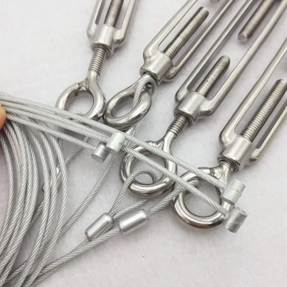 HCSSZP M4/M5/M6/M8/M10/M12 из нержавеющей стали 304 регулируемый крючок для такелажа и