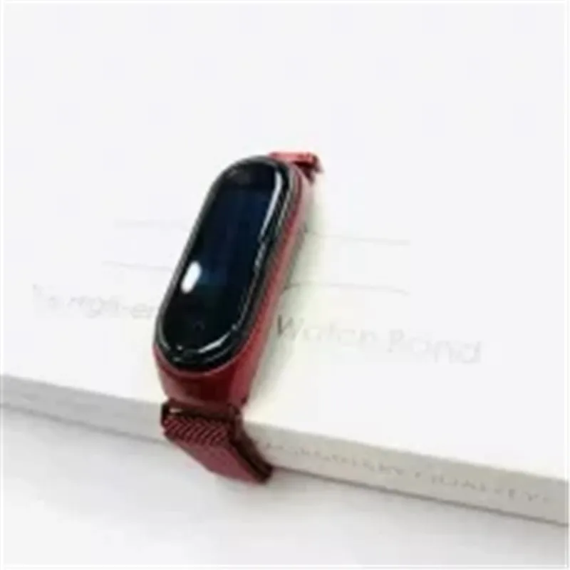 Сменные браслеты Milanese loop для Xiaomi Mi Band 4 3 магнитная застежка ремешок Аксессуары