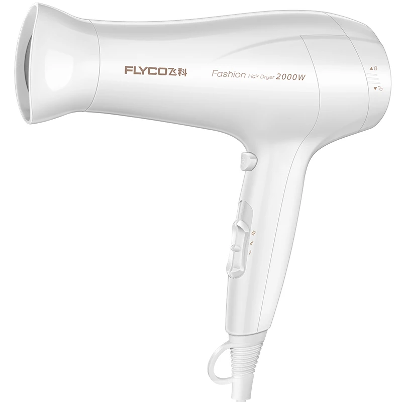 

Flyco FH6232 Travel Household Hair Dryer Professional 1200W Hairstyling Tools 210V-240V Hairdryer Blow Dryer Hot and Cold