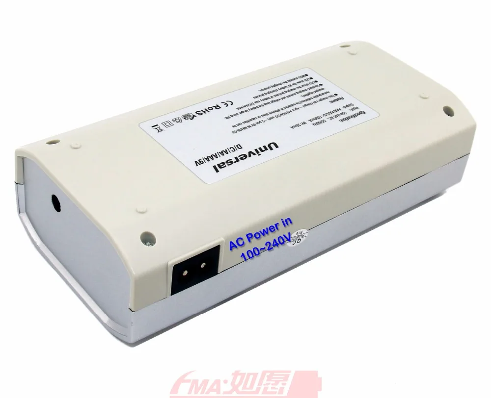 Intelligent Smart Charger Discharger for Size D C SC A 4/5A AA 2/3AA 4/5AA AAA or 9V Ni-MH Ni-Cd Battery LCD display status | Электроника