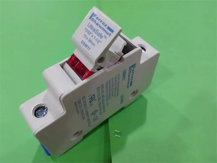 Бесплатная доставка 5 шт. основание предохранителя рельсового типа USM1I 10X38