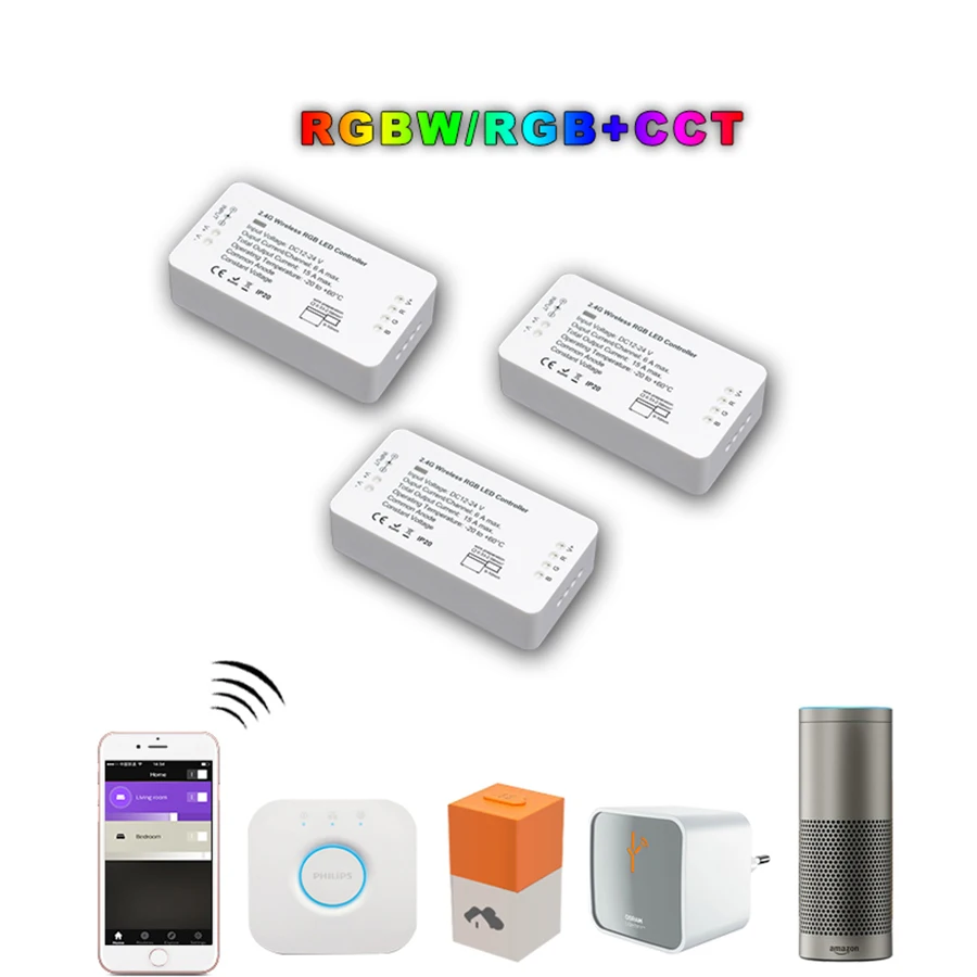 Светодиодный контроллер ZIGBEE DC12 24V совместимый с умным приложением светодиодный