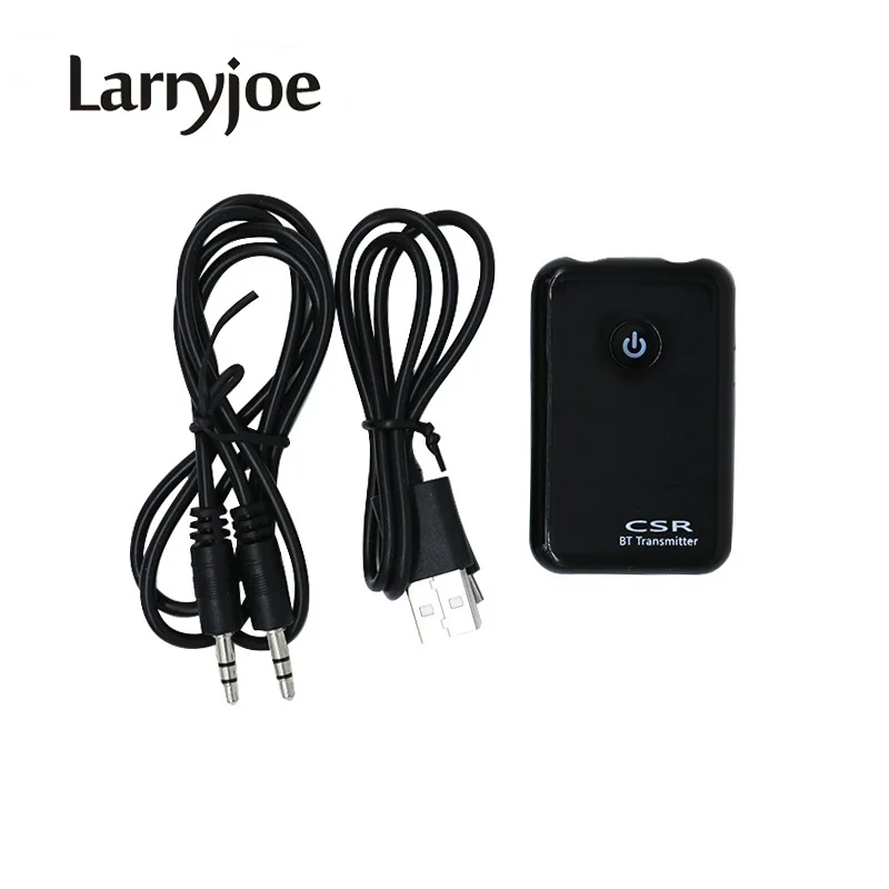 Larryjoe New Multi-point CSR Wireless Bluetooth 4.0 Transmitter Music Stereo One to Two bluetooth Audio | Электроника