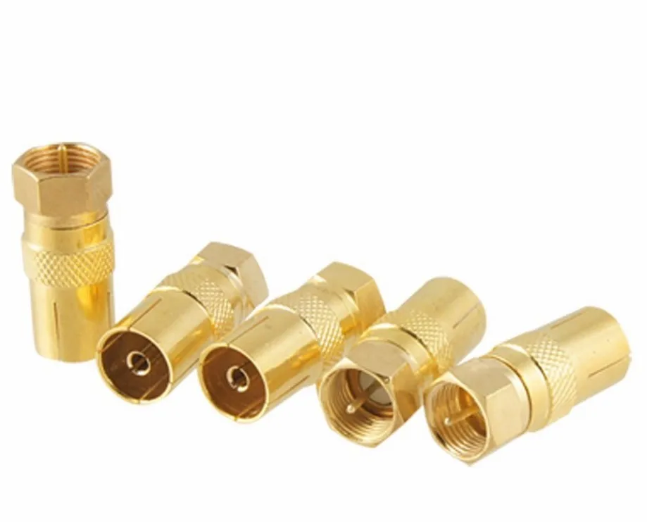 5 шт./лот гнездовой разъем для ТВ антенны адаптер RF коаксиальный кабель гнездо