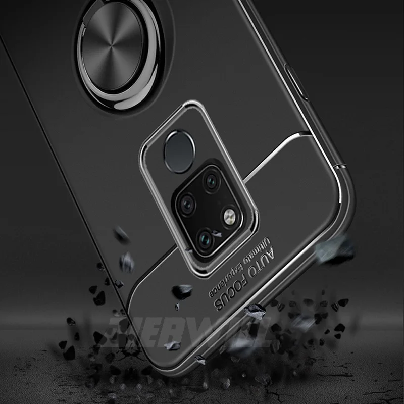 Car Hold Case For Huawei mate 20 Pro Finger Ring Magnet Armor Anti-Fall Soft Shockproof cover Mate pro case |