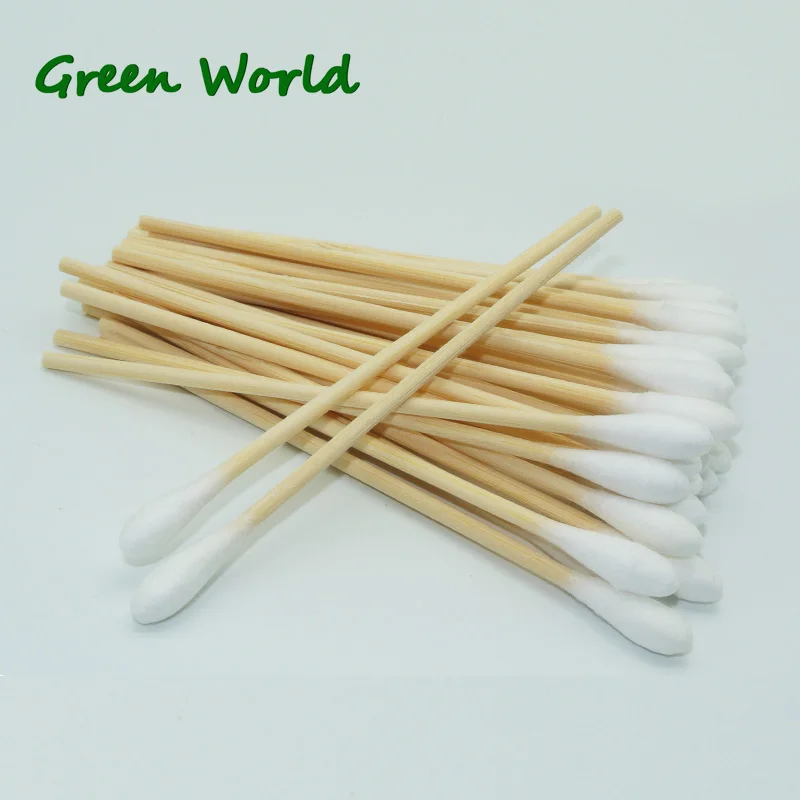 4 дюймовые ватные палочки для чистки пистолета Green World 100 шт./лот щетка (артикул