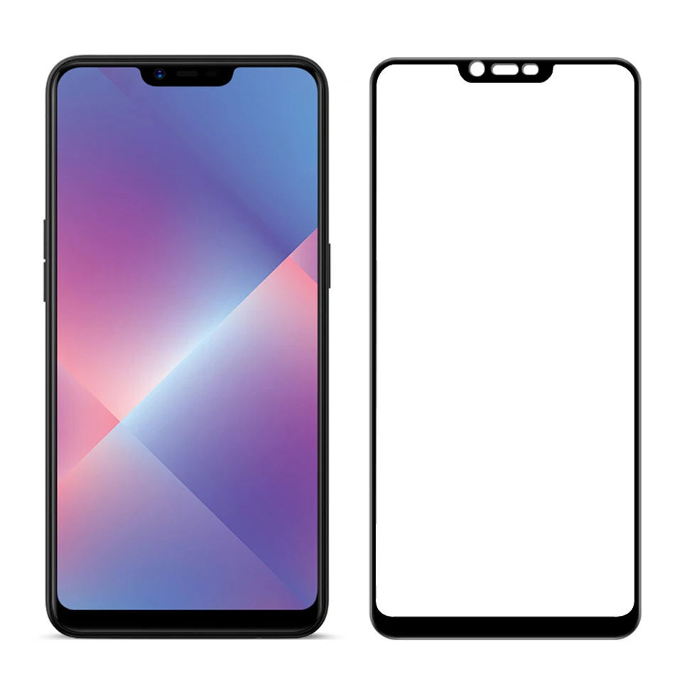 3D полное покрытие закаленное стекло для OPPO R16 A5 A3 A1 Защитная пленка экрана A 5 3 1 |