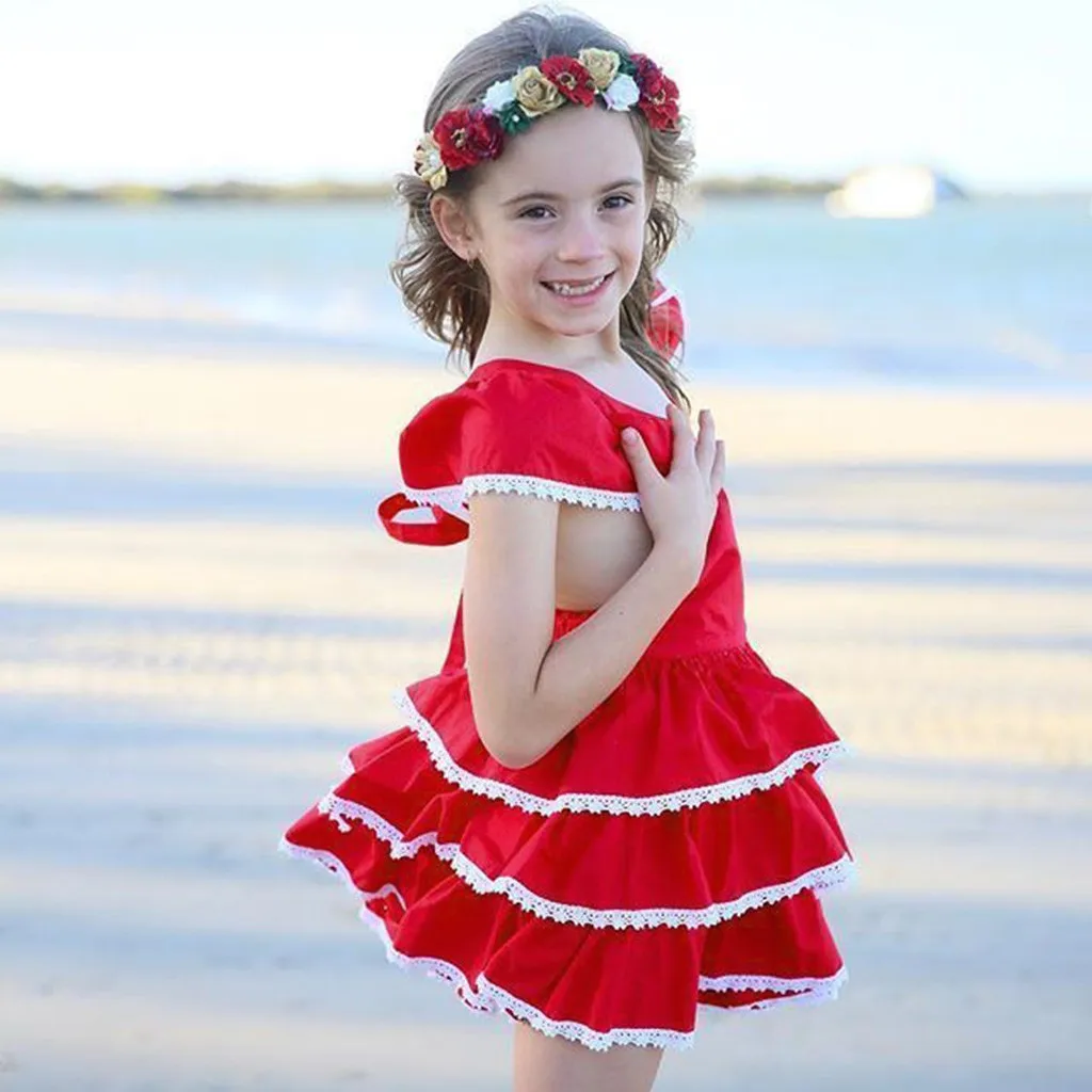 baby boy girl Toddler Baby Girl Plaid Straps Outfits Ruffles Sleeveless Sundress Dress Clothes drop shipping 2019 | Детская одежда и