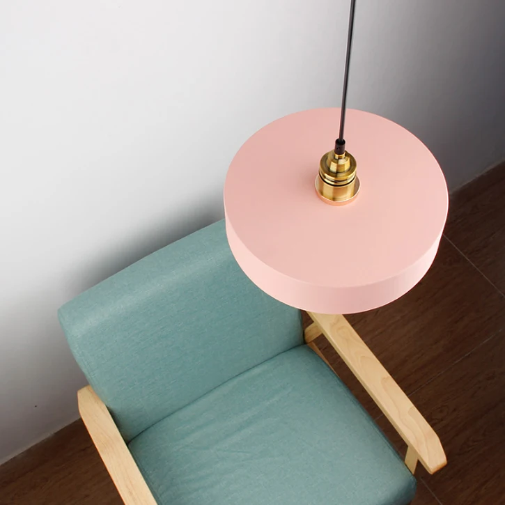 NEW Style Creative Wood Iron Colored Pendant Lights Dining Room Metal Hanging Lamps Light Bar Nordic Designer | Лампы и освещение