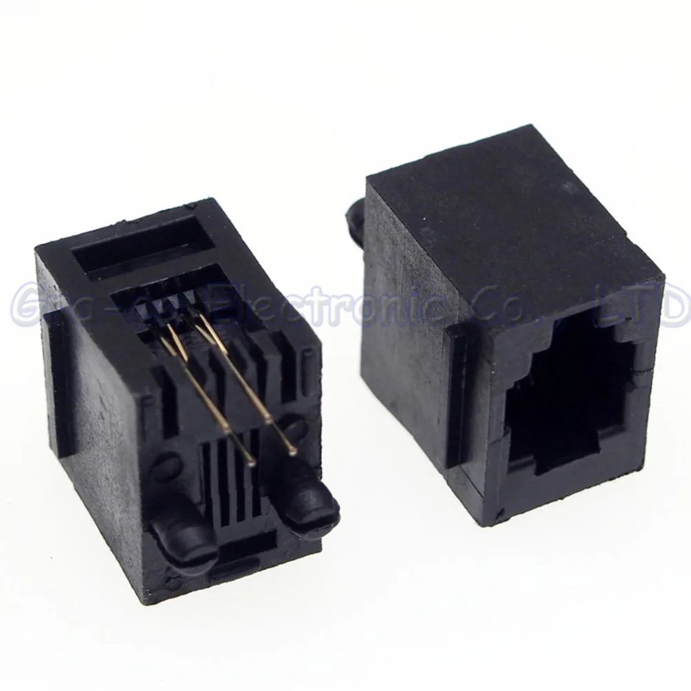 10 шт. разъём для телефонной сети 4P4C RJ11| |