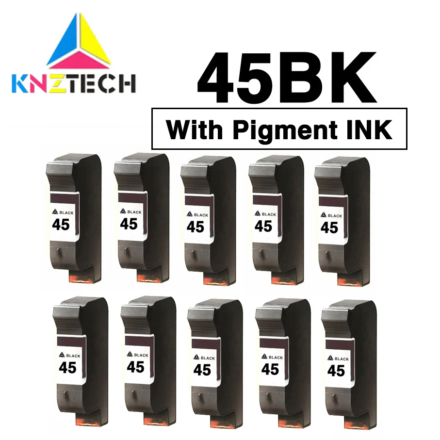 С пигментными чернилами для hp 45 совместимый черный картридж Замена 51645A Deskjet 710c 720c