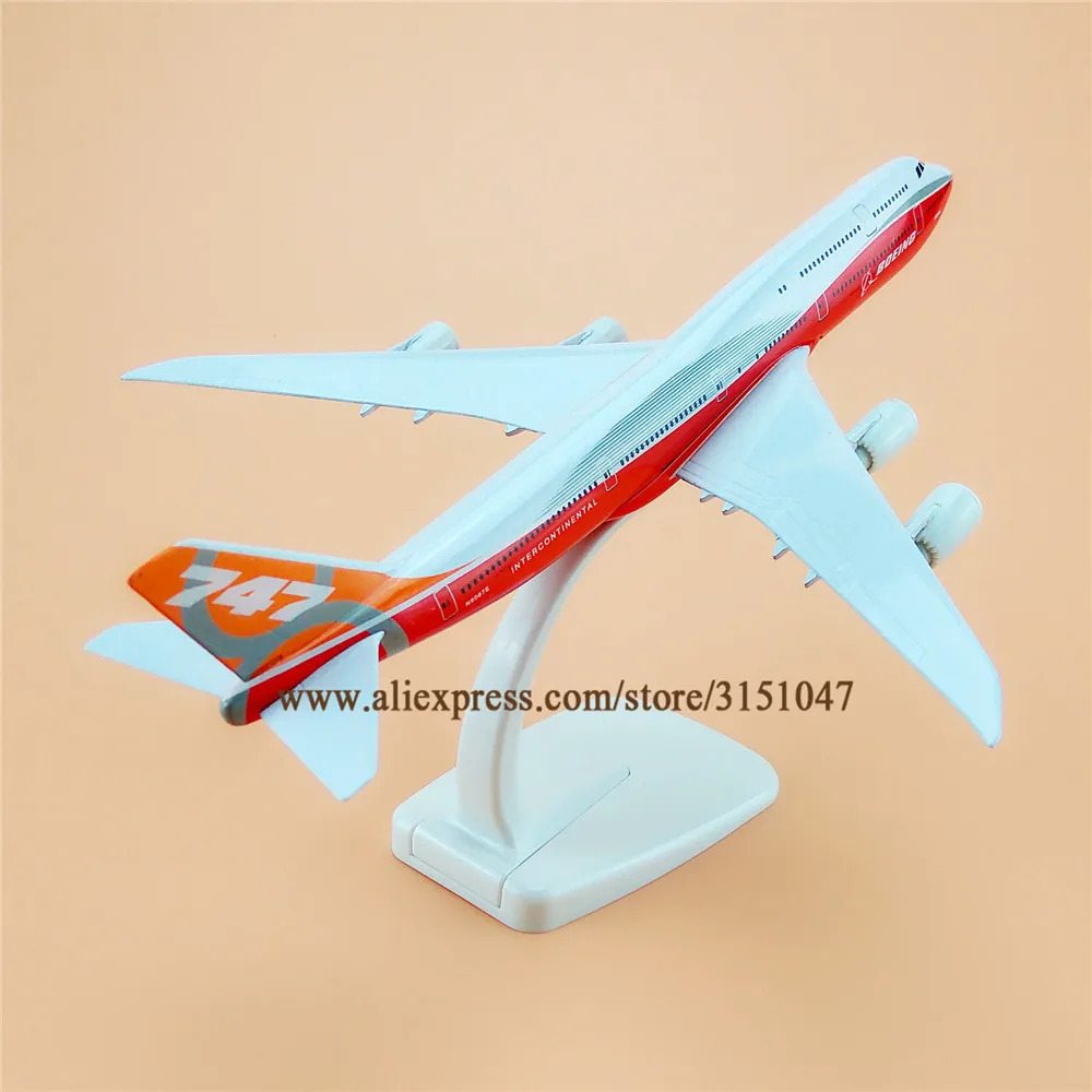 Модель самолета из металлического сплава модель стандарта Боинг 747 8