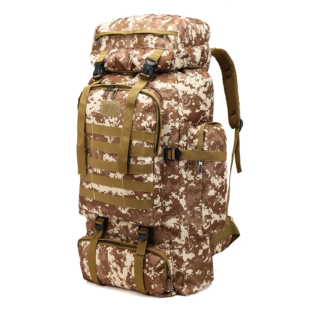 Военный тактический рюкзак для наружного использования 60L Molle сумка армейский спортивный рюкзак для путешествий походная камуфляжная сумка