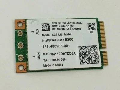 Беспроводная карта SSEA для Intel WIFI Link 5300 AGN Mini PCI E Двухдиапазонная 2 4/5 0 ГГц 450 Мбит/с