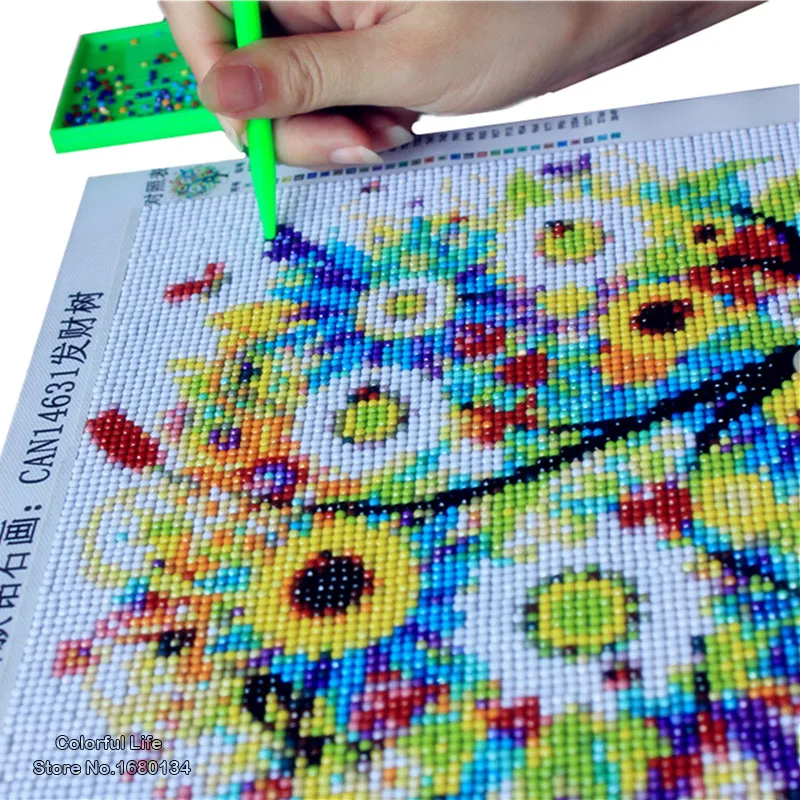 Рубос голова тигра DIY 5D алмазная вышивка узоры горный хрусталь Алмазная картина