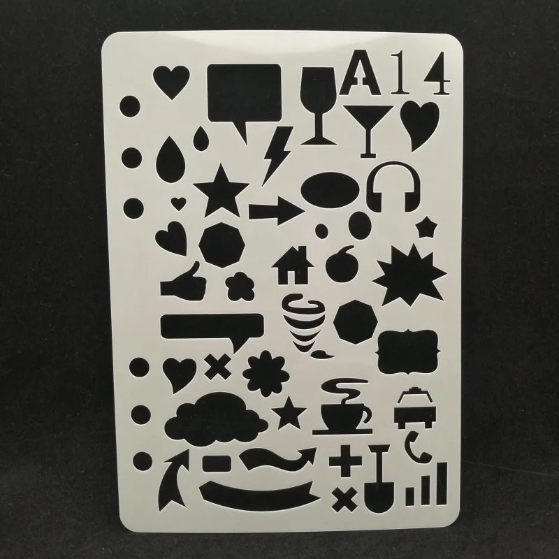 

Wine glass Layering Stencil Drawing Color Spraying Stencil for Diy scrapbook/photo album coloring,painting stencil,home decor