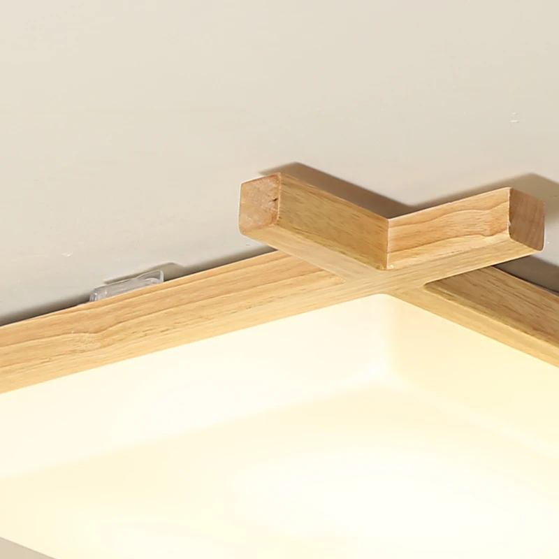 

Japanese tatami led wooden ceiling light minimalist bedroom lamp